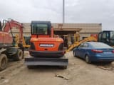 Doosan DX60 crawler excavator, rear view