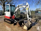 2020 Takeuchi TB225 mini excavator, side view