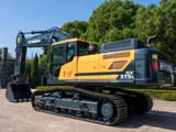 2026 Hyundai HX375L crawler excavator, side view