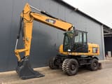 2011 Caterpillar M316D wheel excavator, side profile view