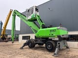 2009 Sennebogen 830M material handler, rear three-quarter view