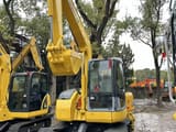 2018 Komatsu PC78US-6E mini excavator, front view