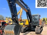 2023 Hyundai HX220HD crawler excavator, front three-quarter view