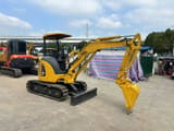 2022 Komatsu PC20MR mini excavator, side view