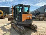 2017 CASE CX600 crawler excavator, rear three-quarter view