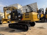 2025 Caterpillar 330D2L crawler excavator, rear three-quarter view