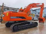 2019 Doosan DH220LC-7 crawler excavator, rear three-quarter view
