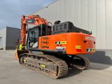 2018 Hitachi Zaxis 490LCH crawler excavator, rear three-quarter view