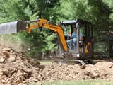 2025 APS KME20 mini excavator side view