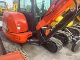 2021 Kubota KX155 crawler excavator, rear three-quarter view