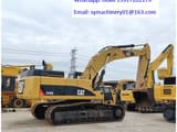 2022 Caterpillar 345D crawler excavator, side profile view