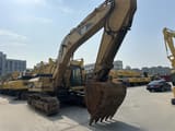 2022 Caterpillar 330BL crawler excavator, front three-quarter view