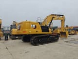 2024 Caterpillar 345GC crawler excavator, rear three-quarter view