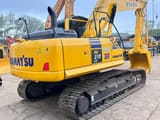 2024 Komatsu PC210LC crawler excavator, rear three-quarter view