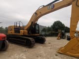 2020 Caterpillar 336 crawler excavator, side profile view