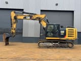 2012 Caterpillar 323E crawler excavator, side view