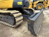 2011 Komatsu PC35MR mini excavator blade and track view