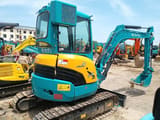 2024 Kubota U-30 mini excavator, rear three-quarter view