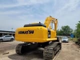2018 Komatsu PC300-7 crawler excavator, rear three-quarter view