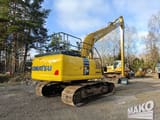 2016 Komatsu PC210LC-10 crawler excavator, rear three-quarter view