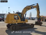 2019 Caterpillar 323 crawler excavator, rear three-quarter view