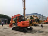2022 Hitachi ZX75 US crawler excavator, rear three-quarter view