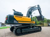 2026 Hyundai HX505L crawler excavator, rear three-quarter view
