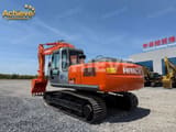 2025 Hitachi Zaxis 210G crawler excavator, rear three-quarter view