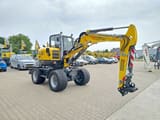 2015 Wacker Neuson 6503-2 wheel excavator, side view