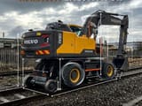 2025 Galen RAIL MOVER Volvo EW205E wheel excavator side view