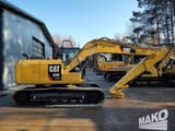 2015 Caterpillar 313F LGC crawler excavator, side profile view
