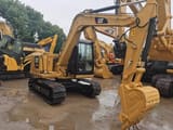 2018 Caterpillar 307E2 mini excavator, side view