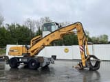 2001 Liebherr A316 LITRONIC material handler, side view