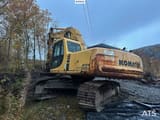 2000 Komatsu PC240LC crawler excavator, rear three-quarter view