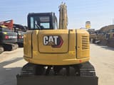 2022 Caterpillar 308.5E2 mini excavator, rear view