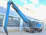 2018 Fuchs MHL350F material handler, side profile view
