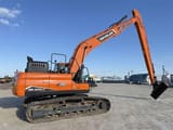 2024 Develon DX225 LC-7 crawler excavator, side view