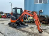 2006 Hitachi ZX27 U-2 mini excavator, front three-quarter view