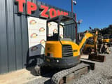 2018 Bobcat E26 mini excavator, rear three-quarter view