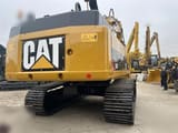 2021 Caterpillar 345D crawler excavator rear view