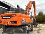 2022 Doosan DX250WMH-7 wheel excavator, rear three-quarter view