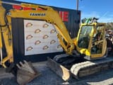 2011 Yanmar SV100 crawler excavator, side view