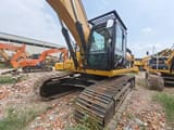 2020 Caterpillar 336D2L crawler excavator, front three-quarter view