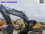 2022 Volvo EC480 crawler excavator, front three-quarter view