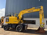 2019 Komatsu PW148-11 wheel excavator, side profile view