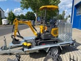 Berger Kraus BK1250JSR mini excavator side view