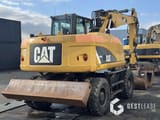 2014 Caterpillar M313D wheel excavator rear view