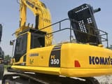 2023 Komatsu PC350-8 crawler excavator, rear three-quarter view