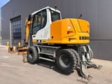 2015 Liebherr A912 COMPACT wheel excavator, rear three-quarter view