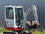 2020 Takeuchi TB216 mini excavator, side profile view